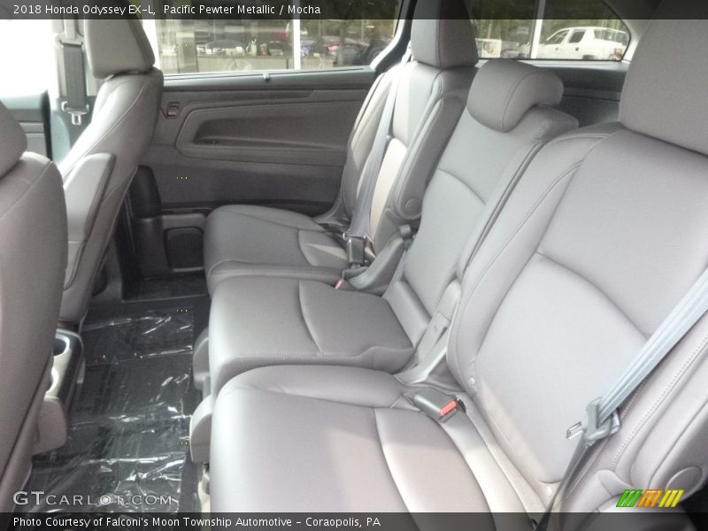 Pacific Pewter Metallic / Mocha 2018 Honda Odyssey EX-L