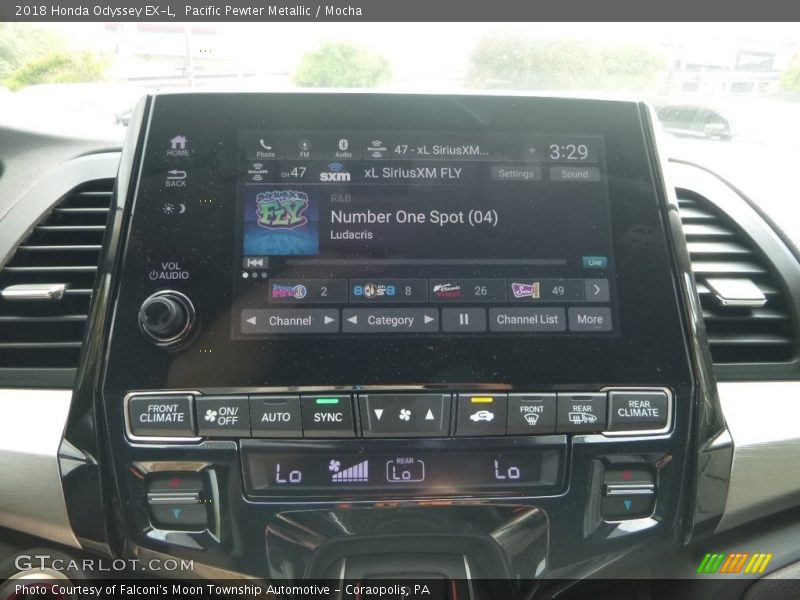 Pacific Pewter Metallic / Mocha 2018 Honda Odyssey EX-L