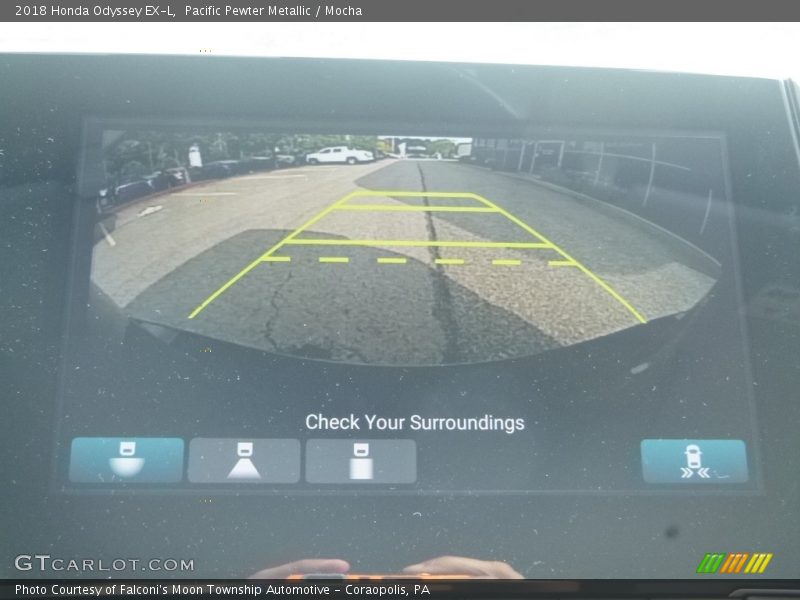 Pacific Pewter Metallic / Mocha 2018 Honda Odyssey EX-L