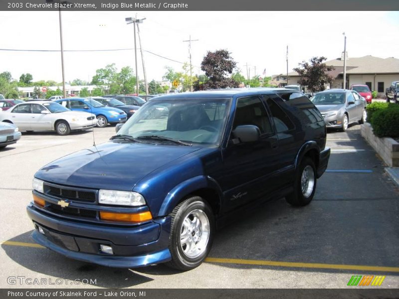 Indigo Blue Metallic / Graphite 2003 Chevrolet Blazer Xtreme