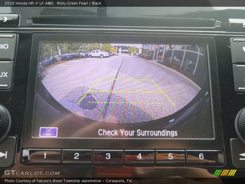 Misty Green Pearl / Black 2018 Honda HR-V LX AWD
