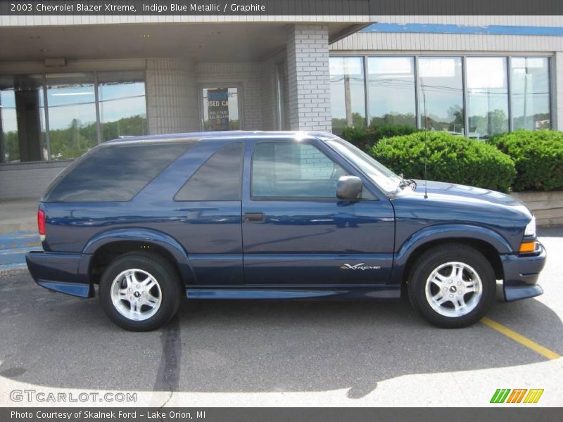Indigo Blue Metallic / Graphite 2003 Chevrolet Blazer Xtreme