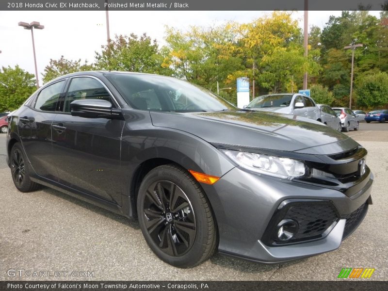 Front 3/4 View of 2018 Civic EX Hatchback
