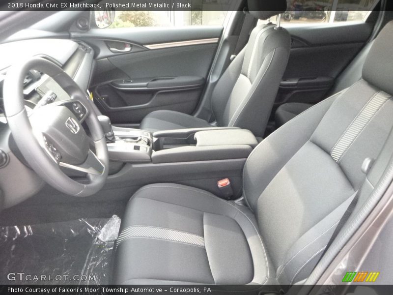 Front Seat of 2018 Civic EX Hatchback