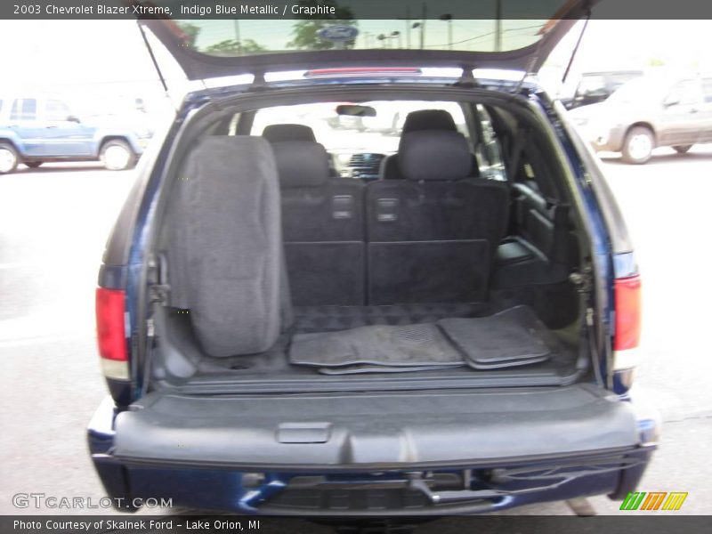 Indigo Blue Metallic / Graphite 2003 Chevrolet Blazer Xtreme
