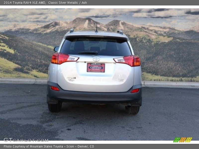 Classic Silver Metallic / Ash 2014 Toyota RAV4 XLE AWD