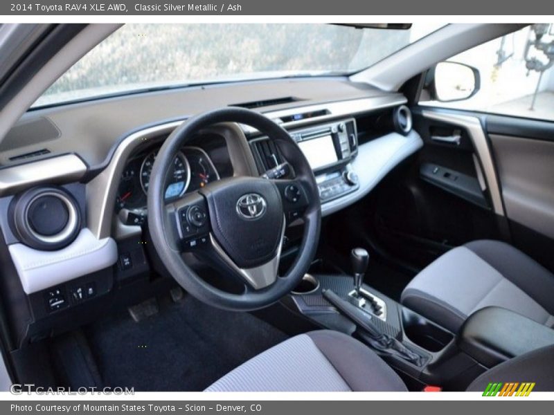 Classic Silver Metallic / Ash 2014 Toyota RAV4 XLE AWD