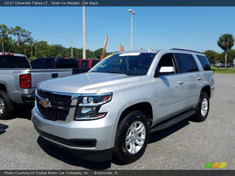 Silver Ice Metallic / Jet Black 2017 Chevrolet Tahoe LT