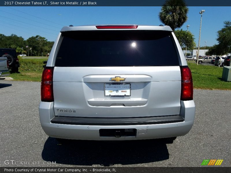 Silver Ice Metallic / Jet Black 2017 Chevrolet Tahoe LT