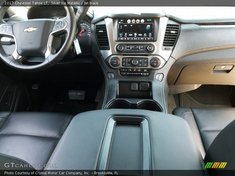 Silver Ice Metallic / Jet Black 2017 Chevrolet Tahoe LT