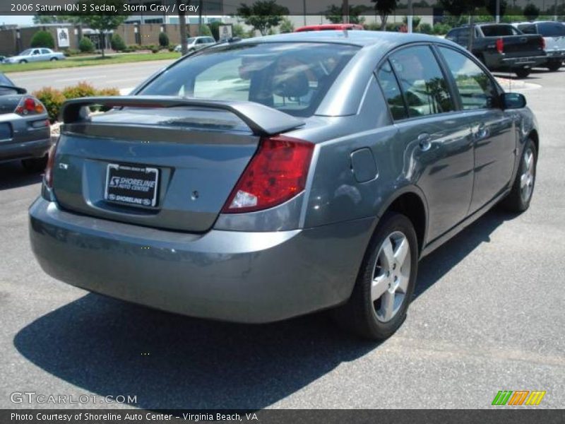 Storm Gray / Gray 2006 Saturn ION 3 Sedan