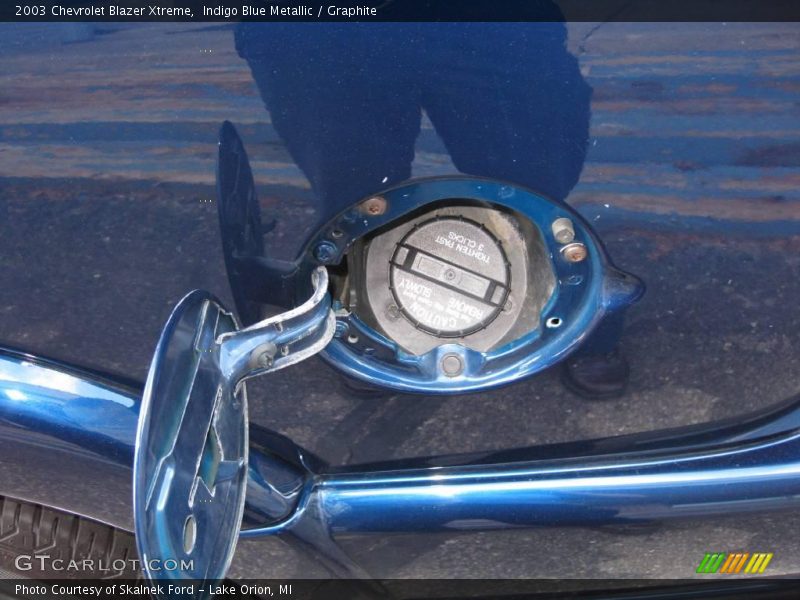 Indigo Blue Metallic / Graphite 2003 Chevrolet Blazer Xtreme