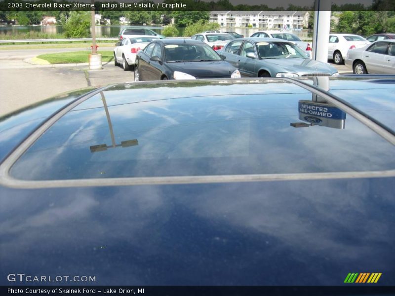Indigo Blue Metallic / Graphite 2003 Chevrolet Blazer Xtreme