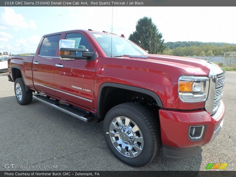 Red Quartz Tintcoat / Jet Black 2018 GMC Sierra 2500HD Denali Crew Cab 4x4