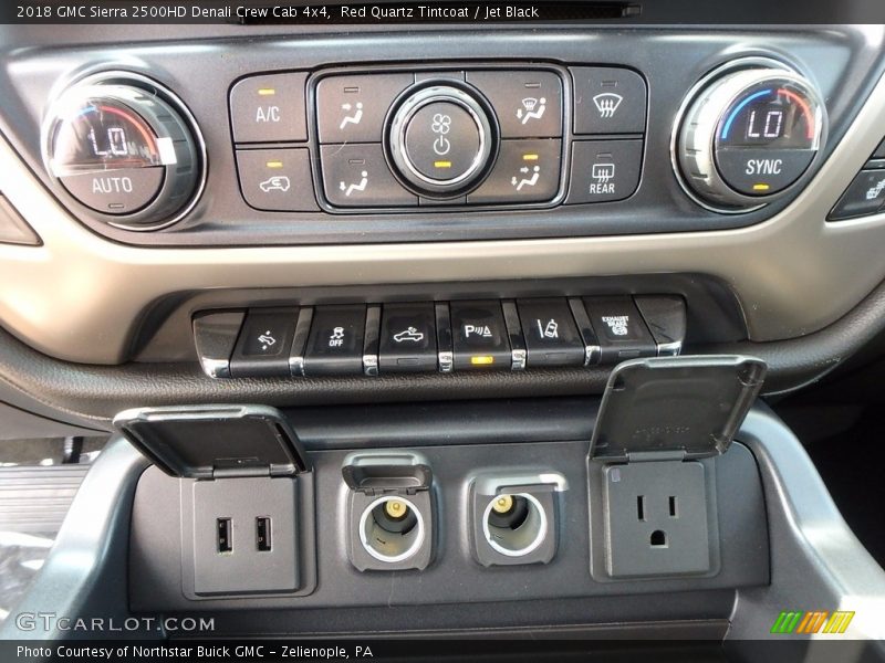 Controls of 2018 Sierra 2500HD Denali Crew Cab 4x4