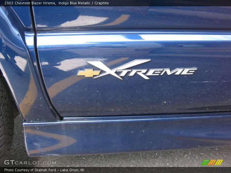 Indigo Blue Metallic / Graphite 2003 Chevrolet Blazer Xtreme