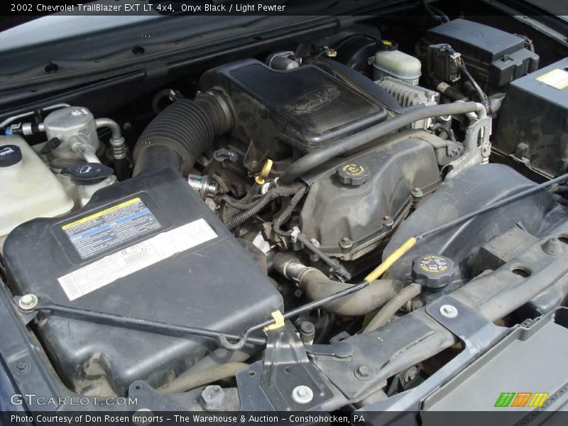 Onyx Black / Light Pewter 2002 Chevrolet TrailBlazer EXT LT 4x4