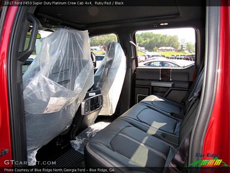 Ruby Red / Black 2017 Ford F450 Super Duty Platinum Crew Cab 4x4