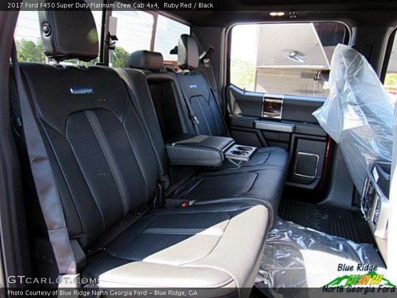 Ruby Red / Black 2017 Ford F450 Super Duty Platinum Crew Cab 4x4