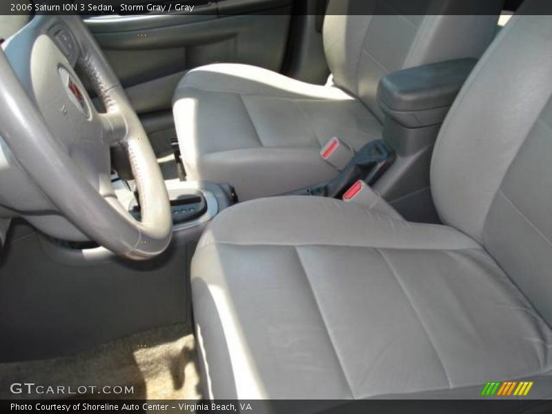 Storm Gray / Gray 2006 Saturn ION 3 Sedan