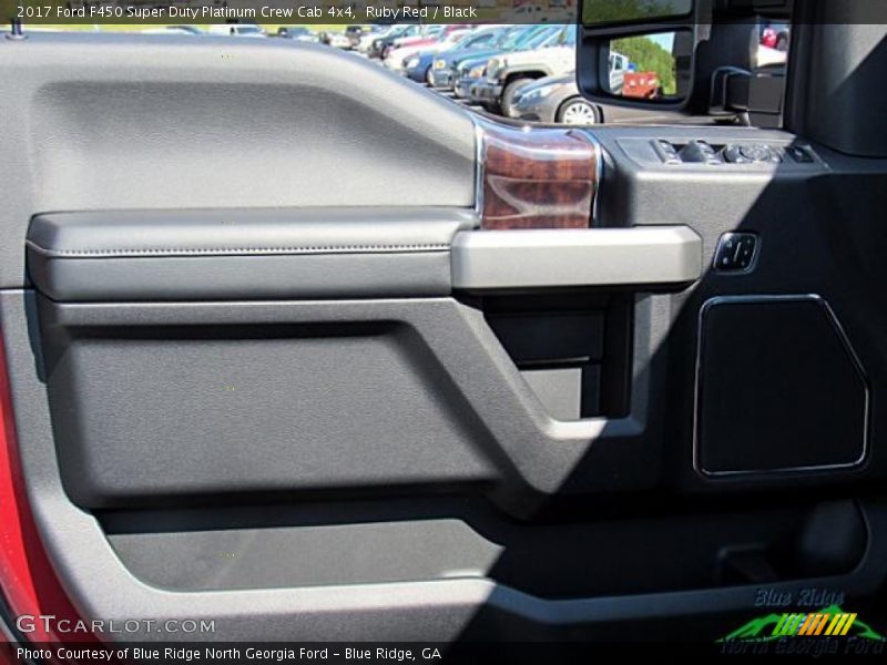Ruby Red / Black 2017 Ford F450 Super Duty Platinum Crew Cab 4x4