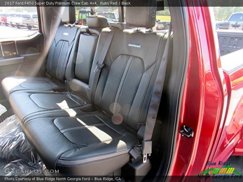 Ruby Red / Black 2017 Ford F450 Super Duty Platinum Crew Cab 4x4