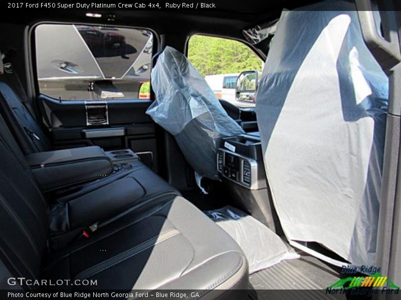 Ruby Red / Black 2017 Ford F450 Super Duty Platinum Crew Cab 4x4
