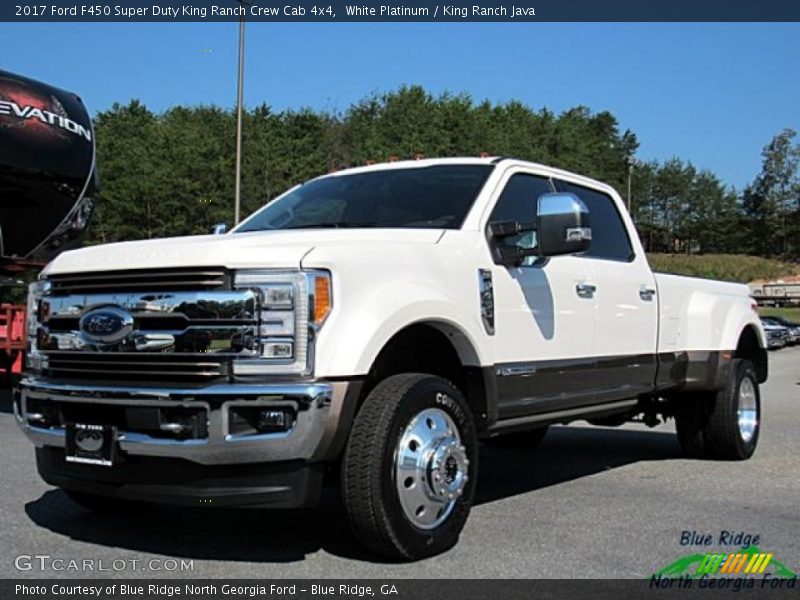 White Platinum / King Ranch Java 2017 Ford F450 Super Duty King Ranch Crew Cab 4x4