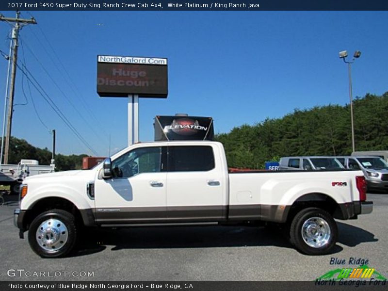 White Platinum / King Ranch Java 2017 Ford F450 Super Duty King Ranch Crew Cab 4x4