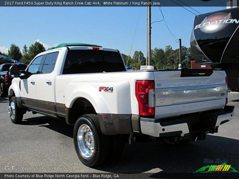 White Platinum / King Ranch Java 2017 Ford F450 Super Duty King Ranch Crew Cab 4x4