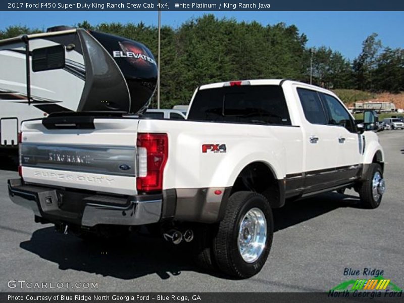 White Platinum / King Ranch Java 2017 Ford F450 Super Duty King Ranch Crew Cab 4x4
