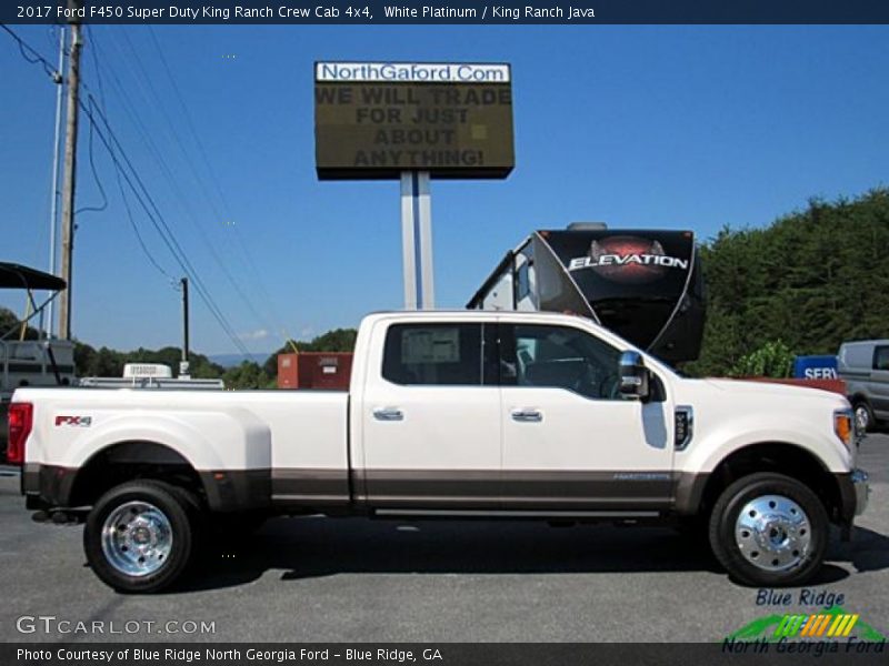 White Platinum / King Ranch Java 2017 Ford F450 Super Duty King Ranch Crew Cab 4x4