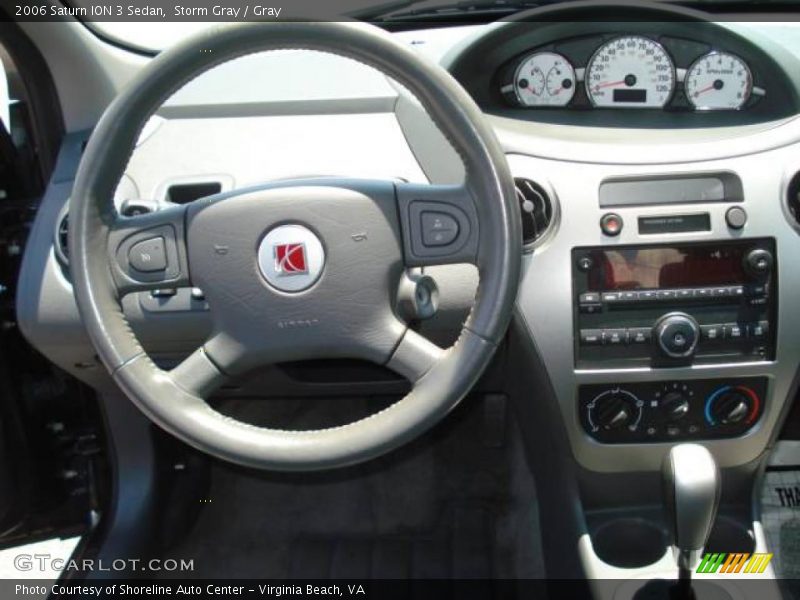 Storm Gray / Gray 2006 Saturn ION 3 Sedan