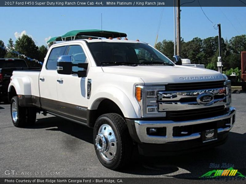 White Platinum / King Ranch Java 2017 Ford F450 Super Duty King Ranch Crew Cab 4x4