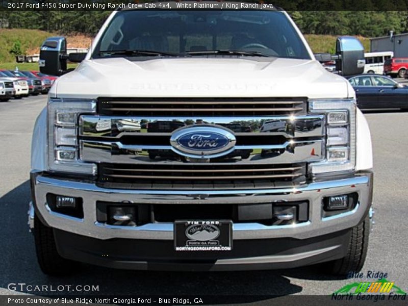 White Platinum / King Ranch Java 2017 Ford F450 Super Duty King Ranch Crew Cab 4x4