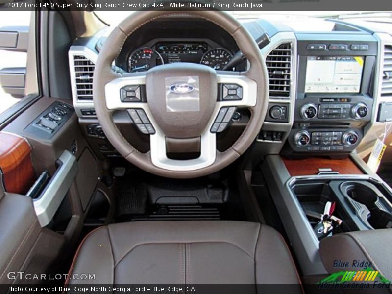 White Platinum / King Ranch Java 2017 Ford F450 Super Duty King Ranch Crew Cab 4x4