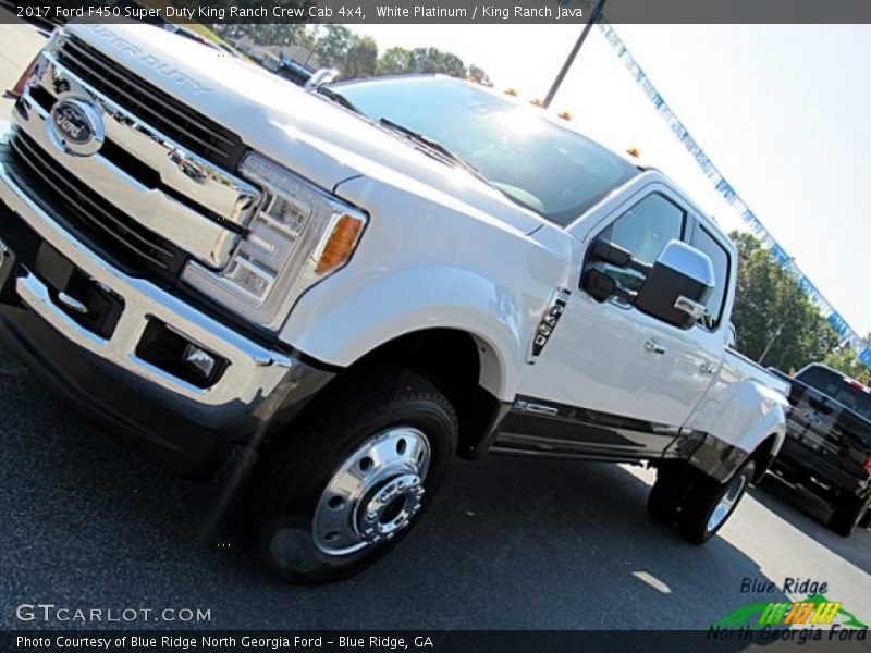 White Platinum / King Ranch Java 2017 Ford F450 Super Duty King Ranch Crew Cab 4x4