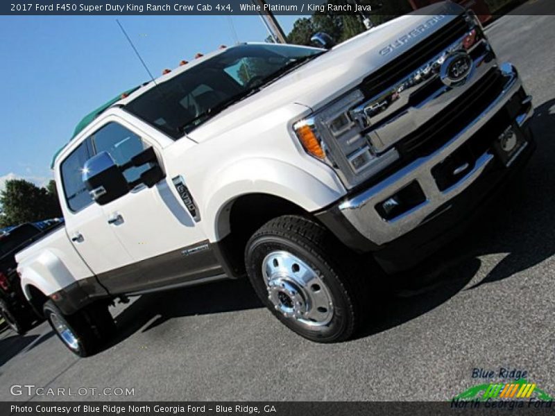White Platinum / King Ranch Java 2017 Ford F450 Super Duty King Ranch Crew Cab 4x4