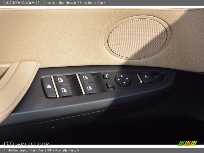 Deep Sea Blue Metallic / Sand Beige/Black 2017 BMW X3 xDrive28i