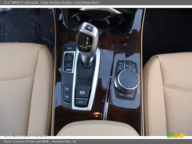 Deep Sea Blue Metallic / Sand Beige/Black 2017 BMW X3 xDrive28i