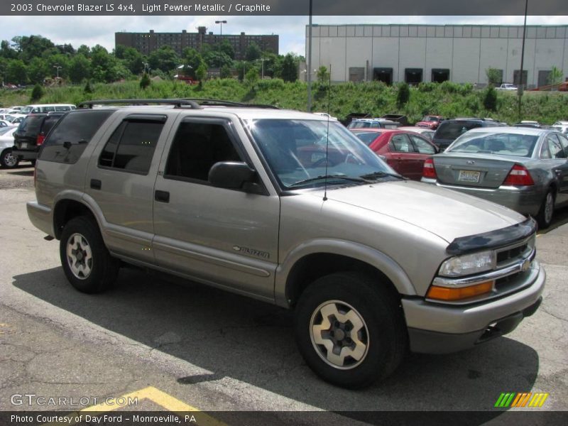 Light Pewter Metallic / Graphite 2003 Chevrolet Blazer LS 4x4