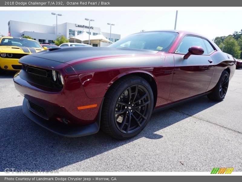 Octane Red Pearl / Black 2018 Dodge Challenger T/A 392