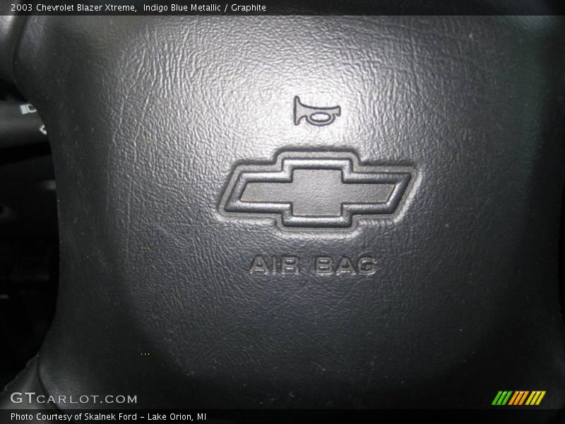 Indigo Blue Metallic / Graphite 2003 Chevrolet Blazer Xtreme