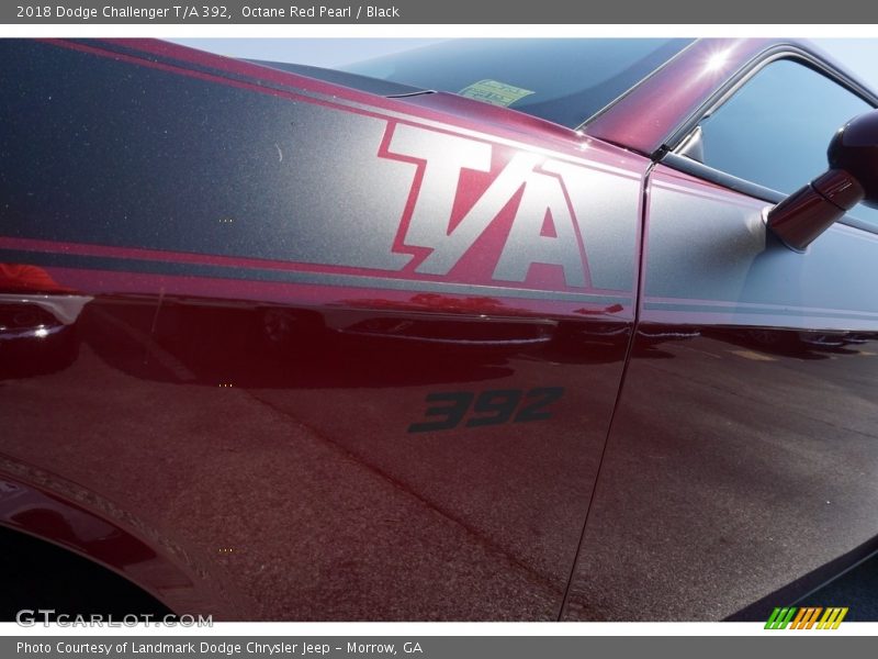 Octane Red Pearl / Black 2018 Dodge Challenger T/A 392