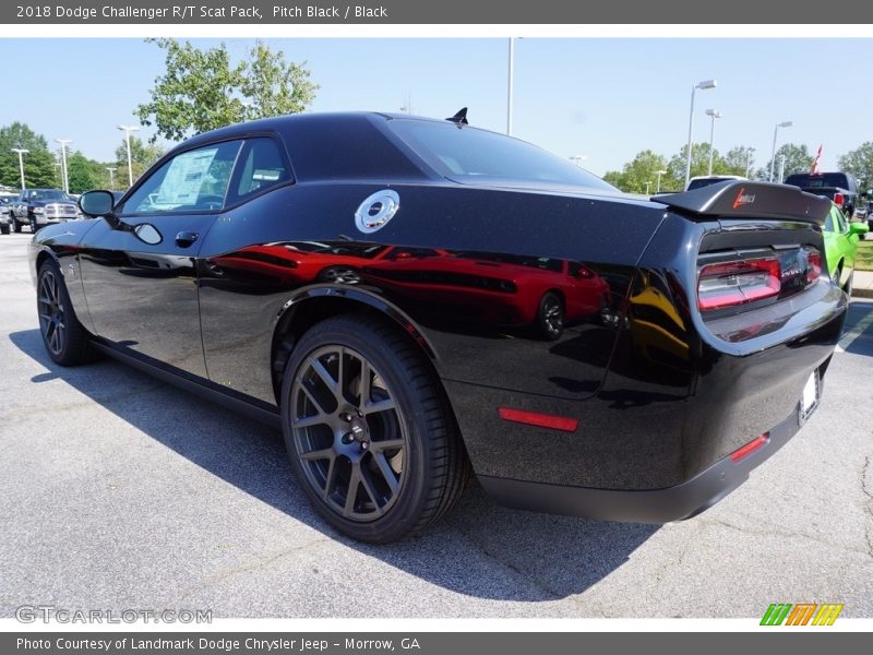 Pitch Black / Black 2018 Dodge Challenger R/T Scat Pack