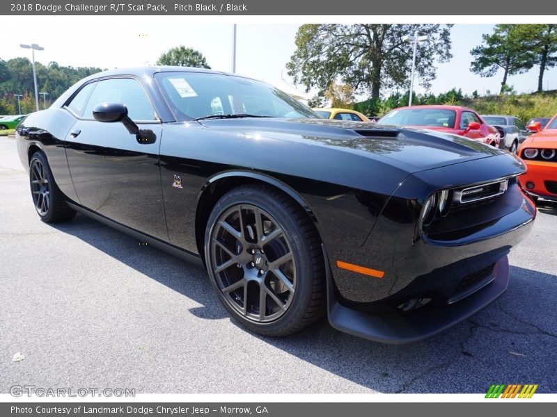 Pitch Black / Black 2018 Dodge Challenger R/T Scat Pack