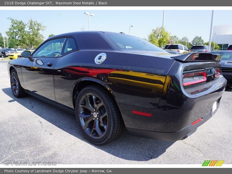 Maximum Steel Metallic / Black 2018 Dodge Challenger SXT