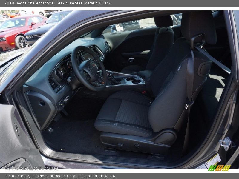 Maximum Steel Metallic / Black 2018 Dodge Challenger SXT