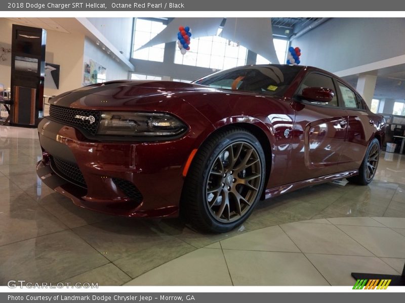 Octane Red Pearl / Black 2018 Dodge Charger SRT Hellcat