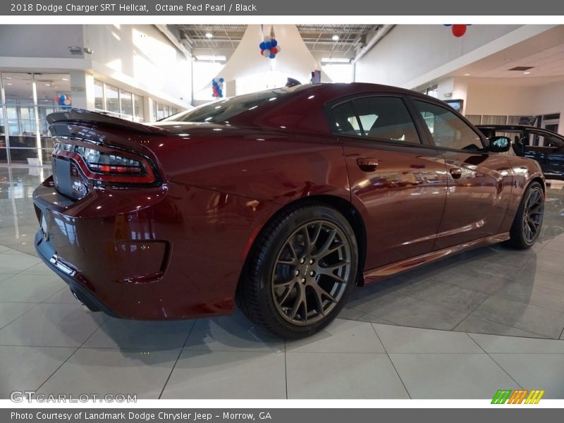 Octane Red Pearl / Black 2018 Dodge Charger SRT Hellcat